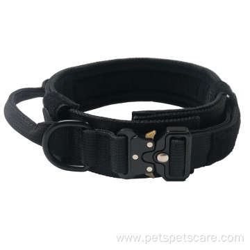Nylon tactical dog collar custom training adjustable